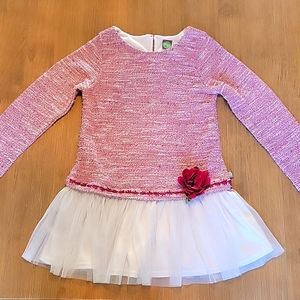 Dollie and Me dress (pink knit, size 10)